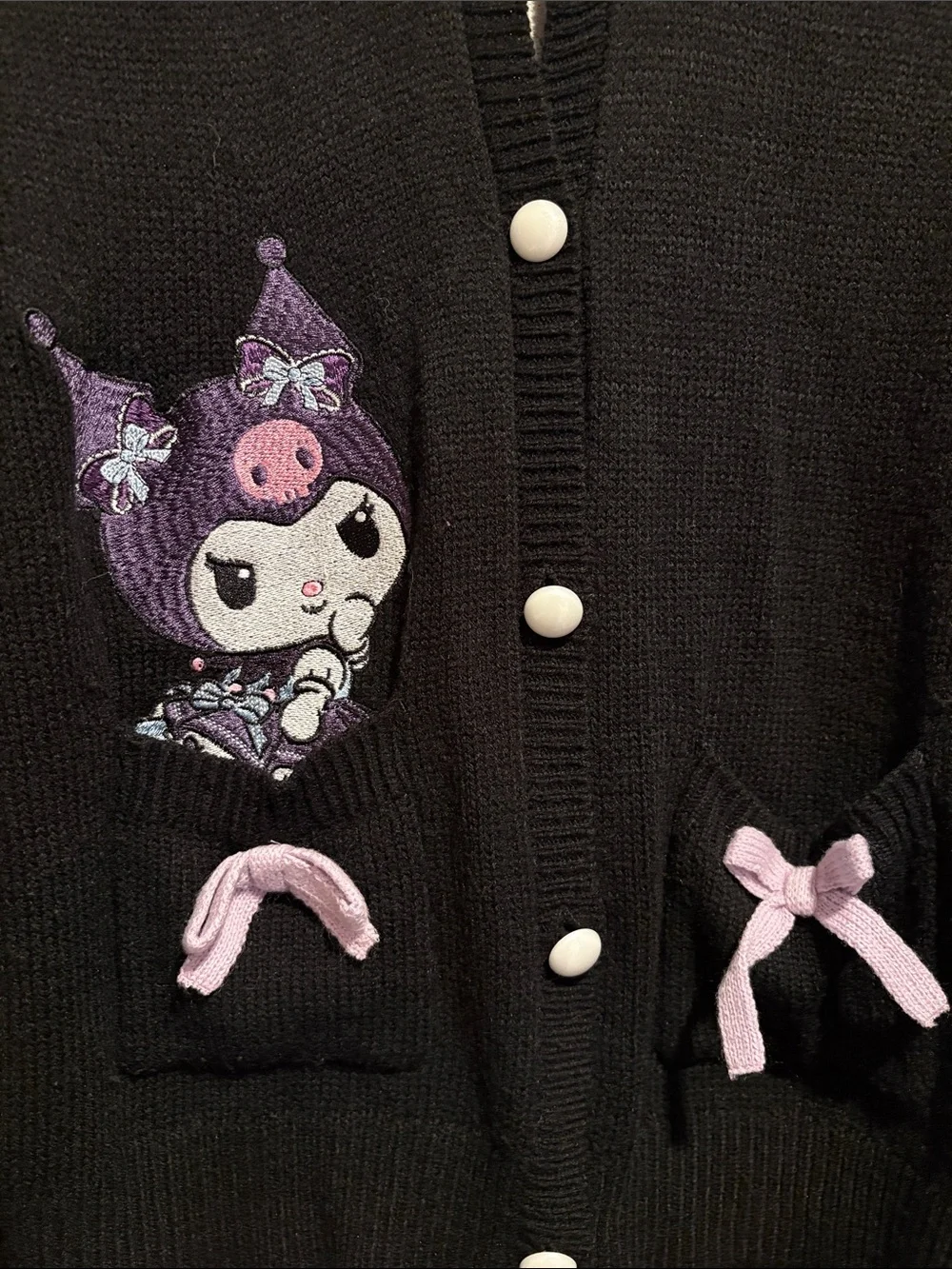Kuromi Collared Sweater - Picture 2 of 4